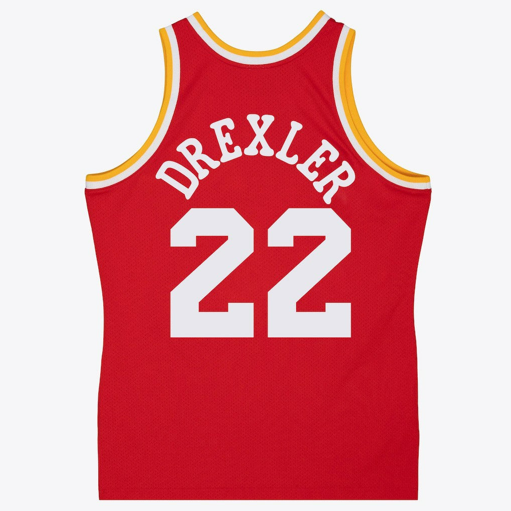 Clyde Drexler Houston Rockets 1994/95 Swingman Jersey - Red | Mitchell & Ness sale