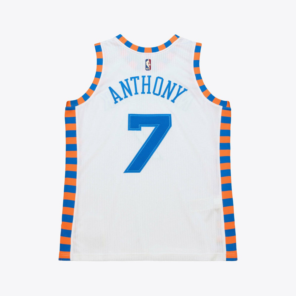 Carmelo Anthony New York Knicks 2015-16 Hardwood Classics Authentic Jersey - White | Mitchell & Ness for sale