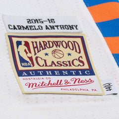 Carmelo Anthony New York Knicks 2015-16 Hardwood Classics Authentic Jersey - White | Mitchell & Ness for sale