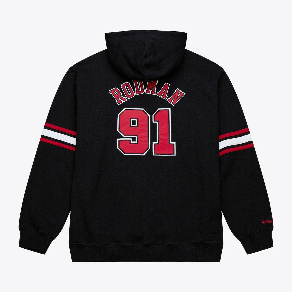 Dennis Rodman Chicago Bulls Name & Number Hoodie sale - Black | Mitchell & Ness outlet