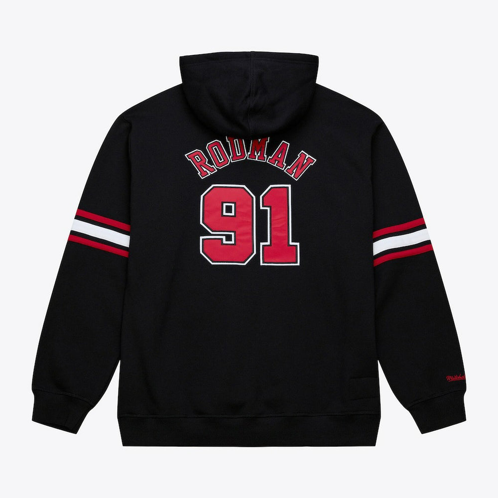 Dennis Rodman Chicago Bulls Name & Number Hoodie sale - Black | Mitchell & Ness outlet