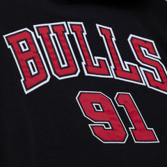 Dennis Rodman Chicago Bulls Name & Number Hoodie sale - Black | Mitchell & Ness outlet