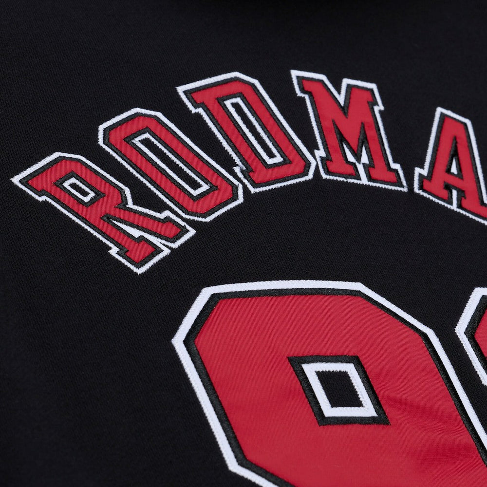 Dennis Rodman Chicago Bulls Name & Number Hoodie sale - Black | Mitchell & Ness outlet
