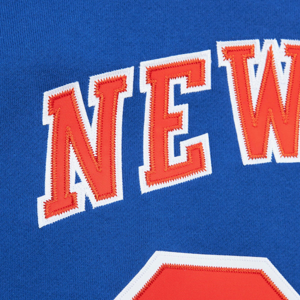Patrick Ewing New York Knicks Name & Number Hoodie - Blue | Mitchell & Ness outlet