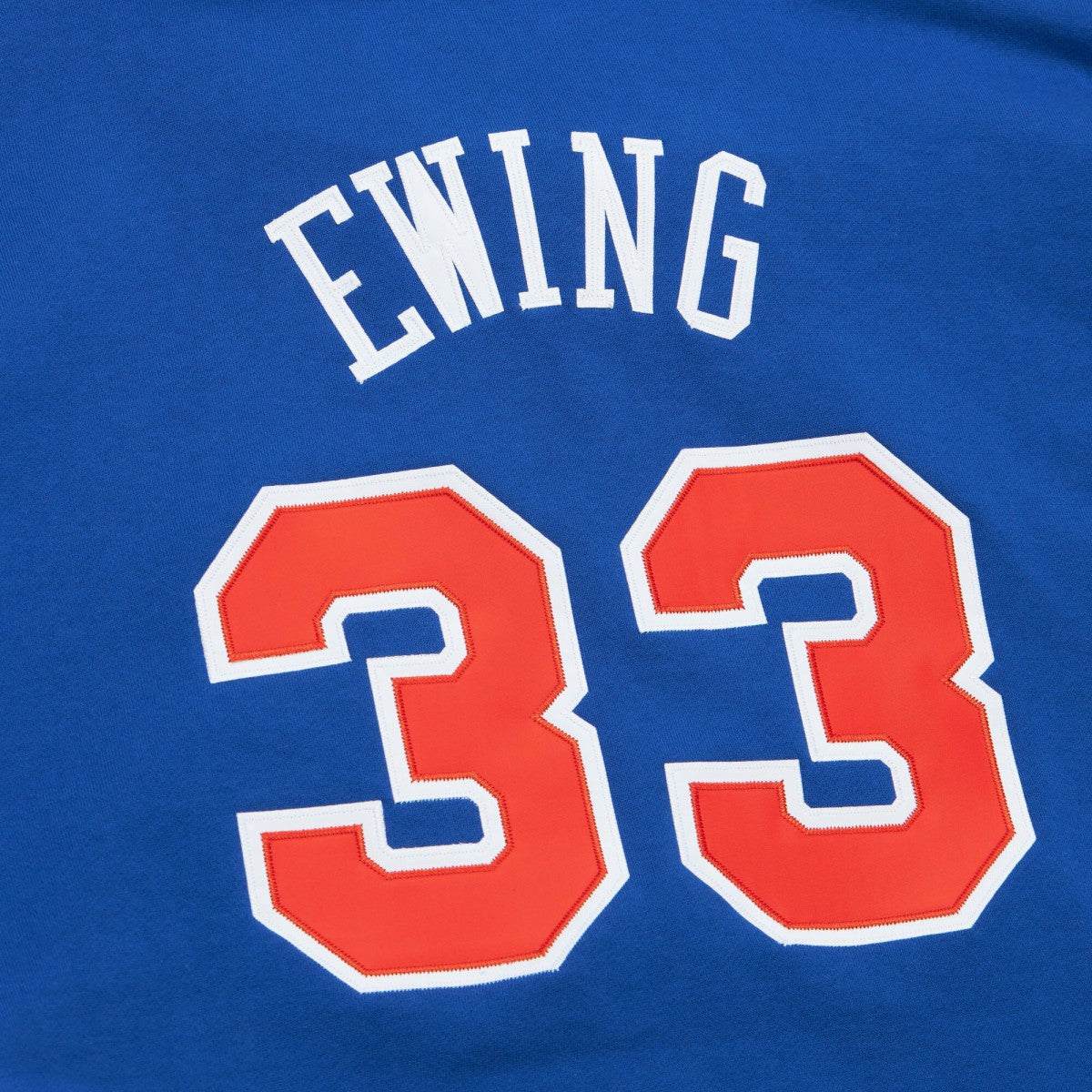 Patrick Ewing New York Knicks Name & Number Hoodie - Blue | Mitchell & Ness outlet