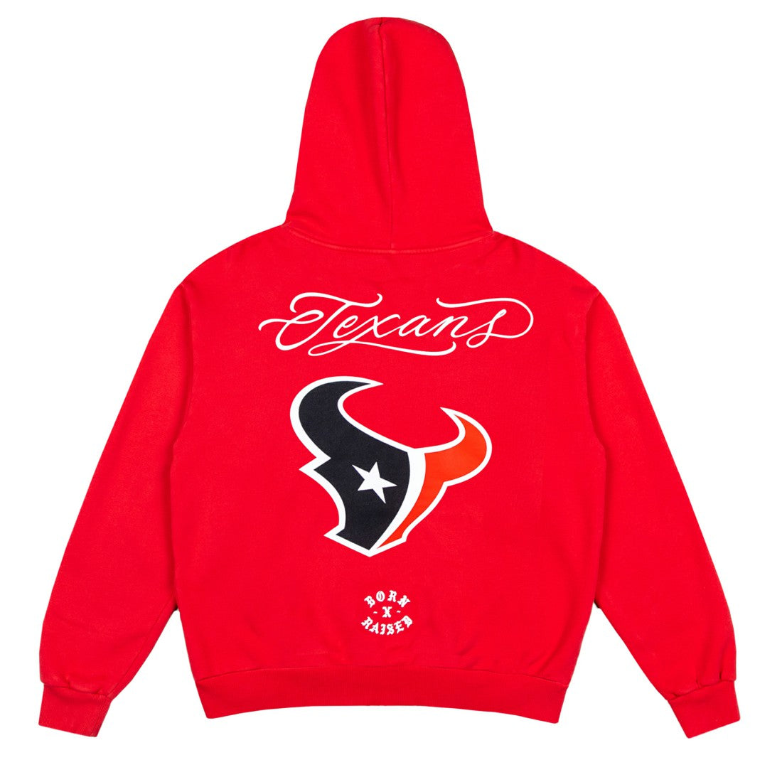 Houston Texans Born x Raised Unisex Fine Line Hoodie - Red discount