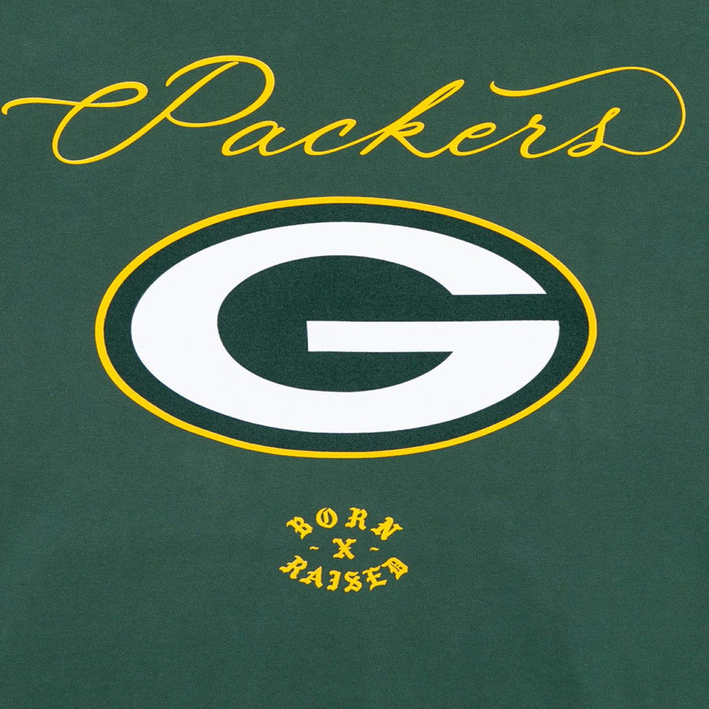 Green Bay Packers Born x Raised Unisex Fine Line Hoodie - Green sale