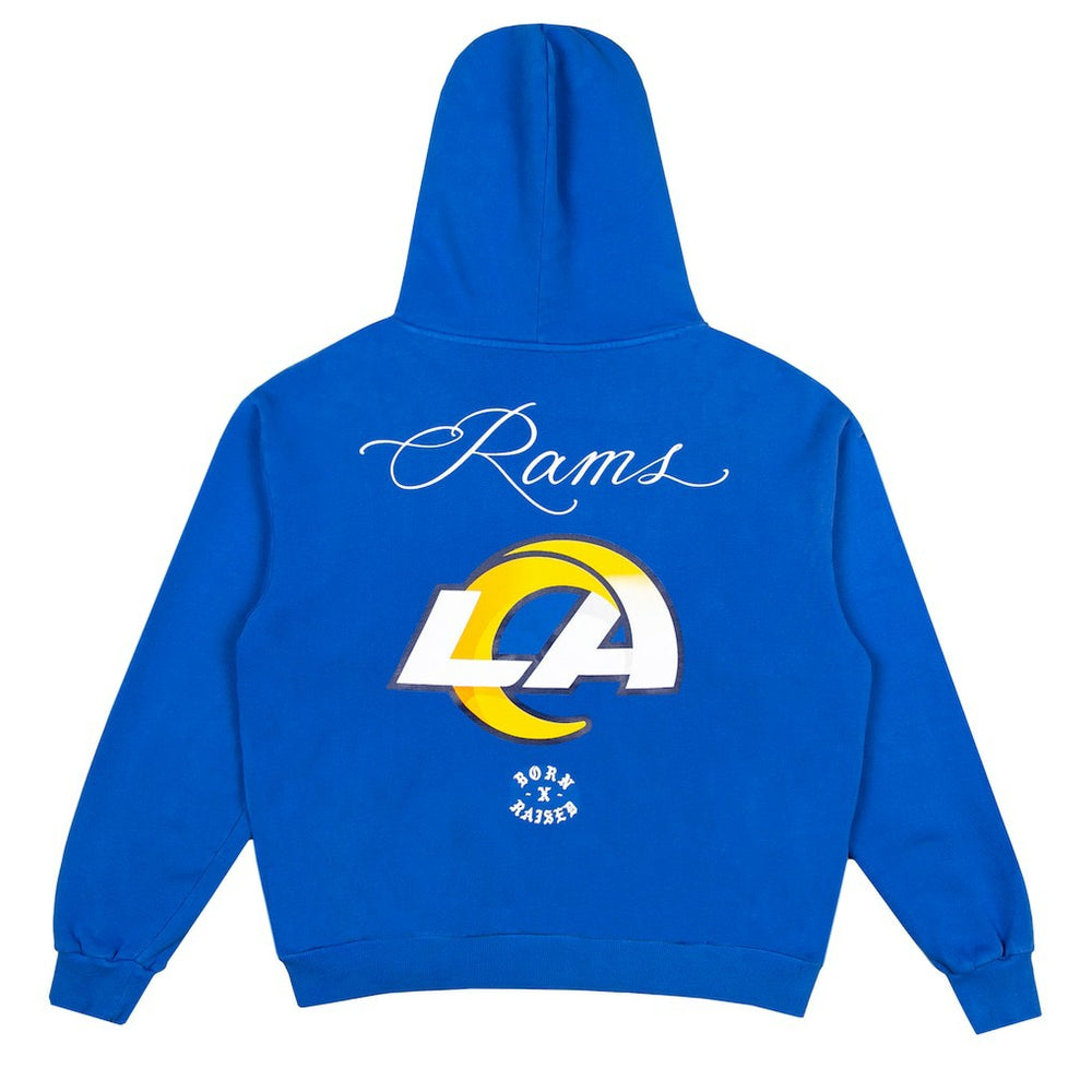Los Angeles Rams Born x Raised Unisex Fine Line Hoodie - Royal sale