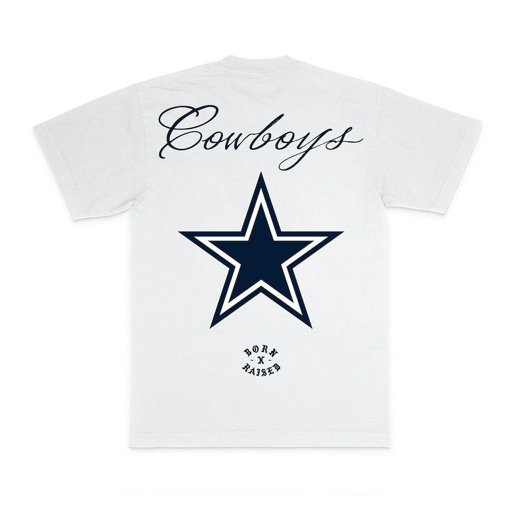 Dallas Cowboys Born x Raised Unisex Fine Line T-Shirt - White discount