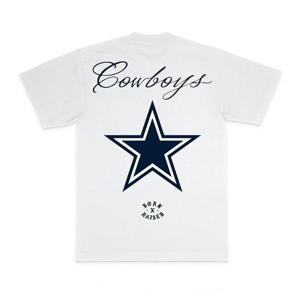 Dallas Cowboys Born x Raised Unisex Fine Line T-Shirt - White discount