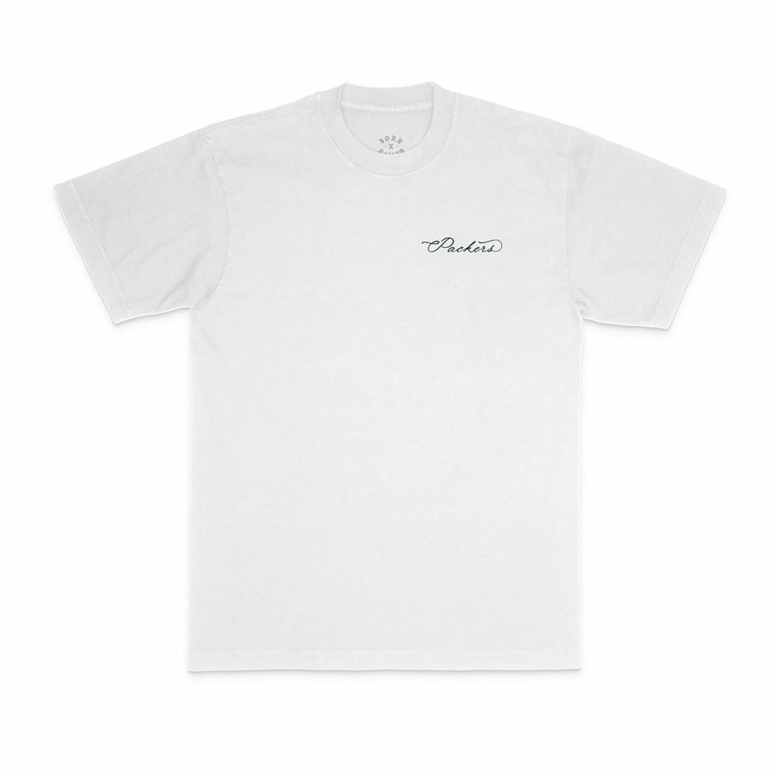 Green Bay Packers Born x Raised Unisex Fine Line T-Shirt - White discount