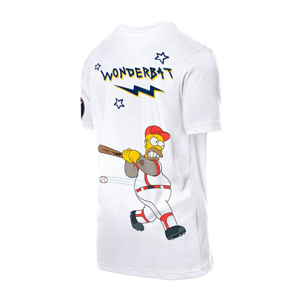 Houston Astros MLB x Simpsons Homer Wonderbat T-Shirt - White | New Era