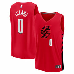 Damian Lillard Portland Trail Blazers Fast Break Replica Jersey - Red - Statement Edition | Fanatics online