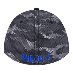 New York Rangers New Era Zero Dark 39THIRTY Flex Hat Black