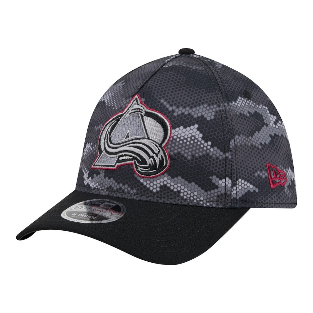 Colorado Avalanche New Era Zero Dark 39THIRTY Flex Hat Black