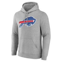 Buffalo Bills Team Authentic Personalized Name & Number Hoodie - Gray for sale