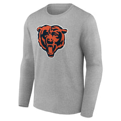 Chicago Bears Team Authentic Personalized Name & Number Long Sleeve T-Shirt - Gray online