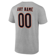 Chicago Bears Team Authentic Personalized Name & Number T-Shirt - Gray online