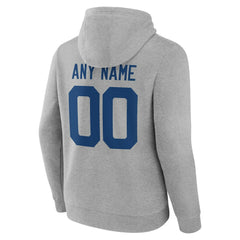 Indianapolis Colts Team Authentic Personalized Name & Number Hoodie - Gray sale
