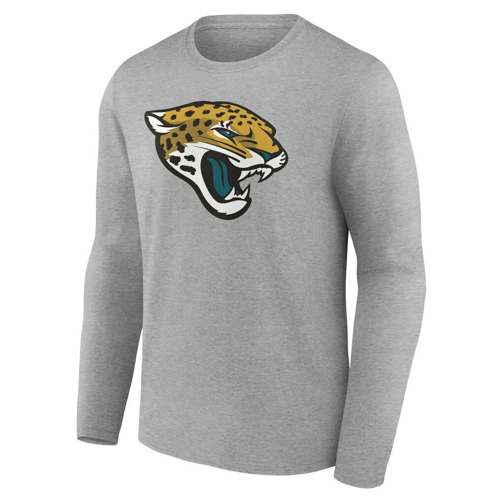 Jacksonville Jaguars Team Authentic Personalized Name & Number Long Sleeve T-Shirt - Gray online