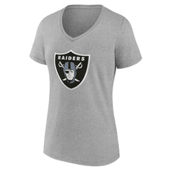 Las Vegas Raiders Women's Team Authentic Personalized Name & Number V-Neck T-Shirt - Gray online