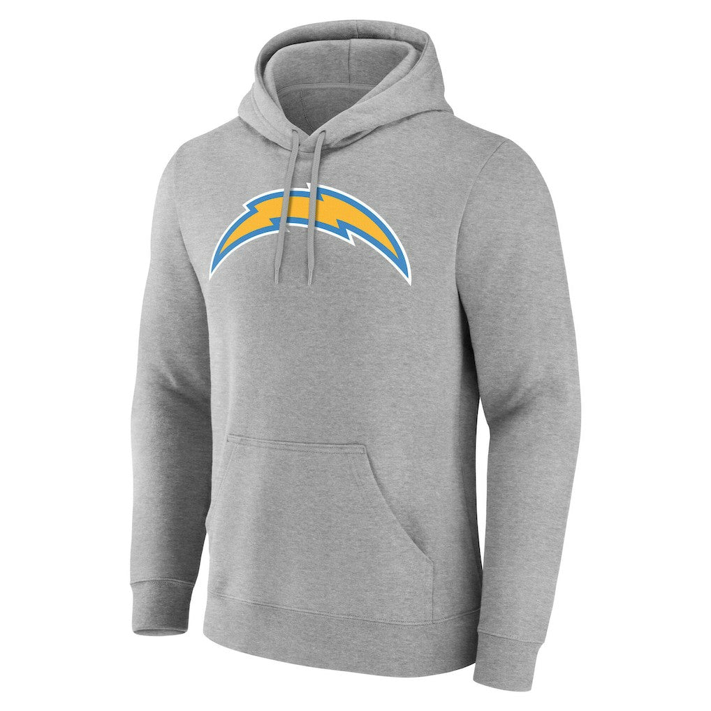 Los Angeles Chargers Team Authentic Personalized Name & Number Hoodie - Gray discount