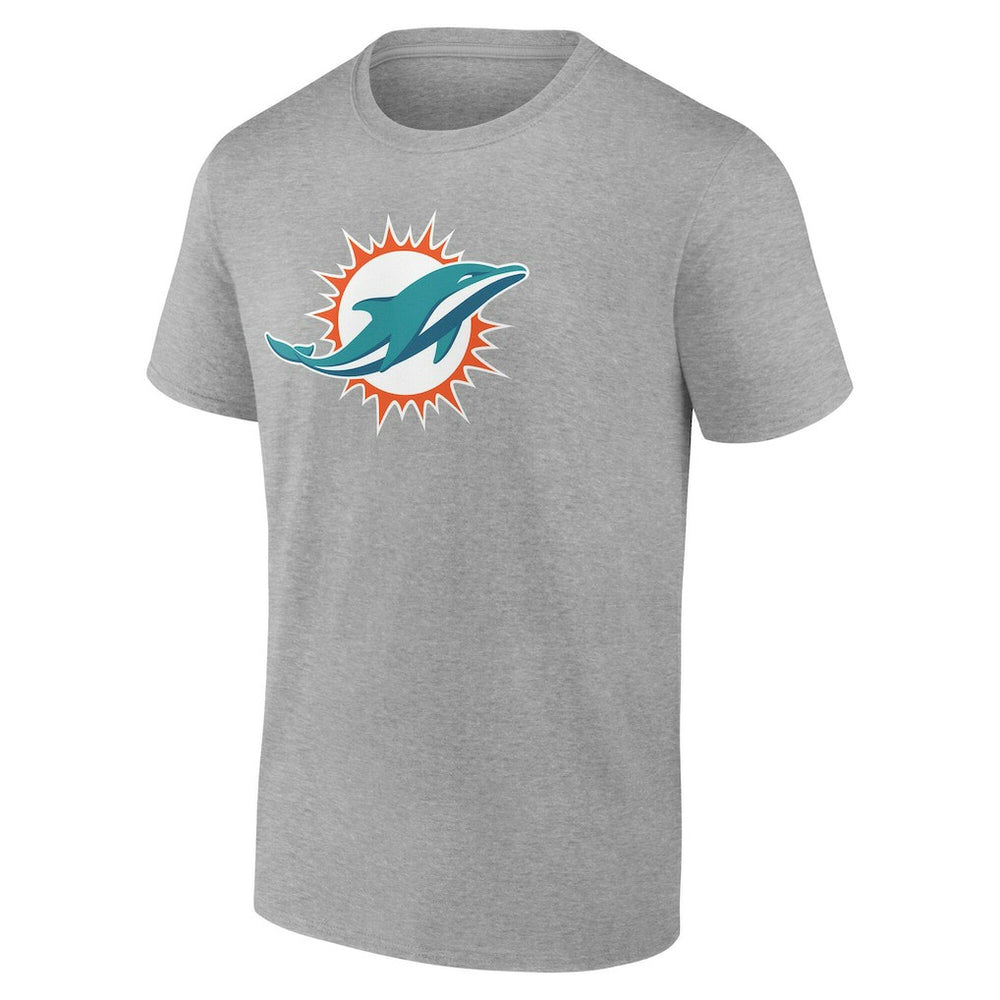 Miami Dolphins Team Authentic Personalized Name & Number T-Shirt - Gray online