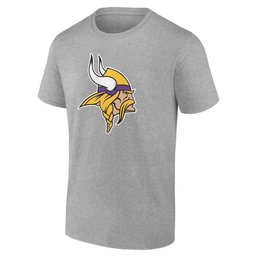 Minnesota Vikings Team Authentic Personalized Name & Number T-Shirt - Gray for sale