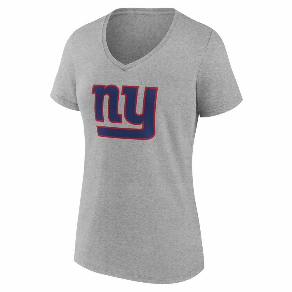 New York Giants Women's Team Authentic Personalized Name & Number V-Neck T-Shirt - Gray cheap