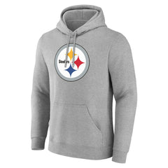 Pittsburgh Steelers Team Authentic Personalized Name & Number Hoodie - Gray online