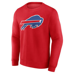 Buffalo Bills Team Authentic Personalized Name & Number Sweatshirt - Red cheap