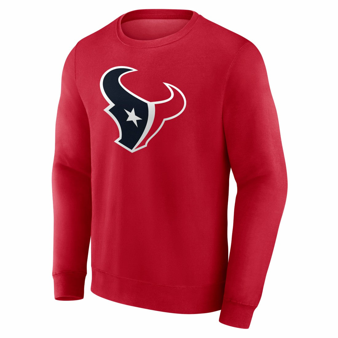 Houston Texans Team Authentic Personalized Name & Number Sweatshirt - Red sale