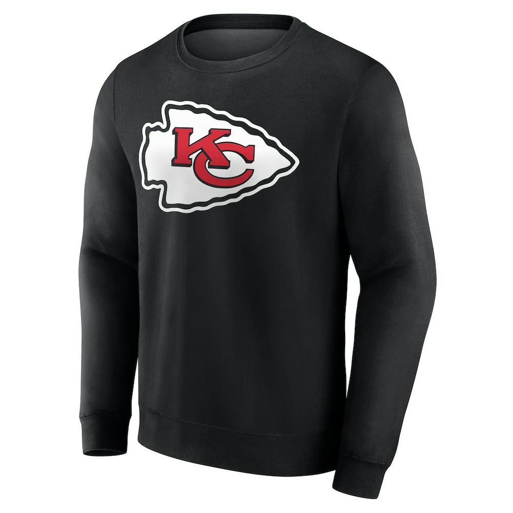 Kansas City Chiefs Team Authentic Personalized Name & Number Sweatshirt - Black outlet
