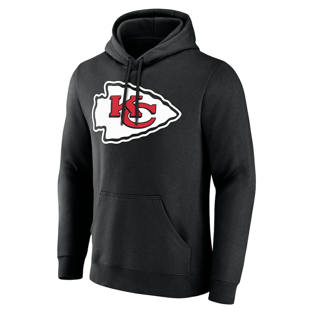 Kansas City Chiefs Team Authentic Personalized Name & Number Hoodie - Black discount