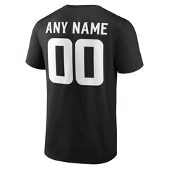 Minnesota Vikings Team Authentic Personalized Name & Number T-Shirt - Black for sale