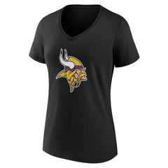 Minnesota Vikings Women's Team Authentic Personalized Name & Number V-Neck T-Shirt - Black online