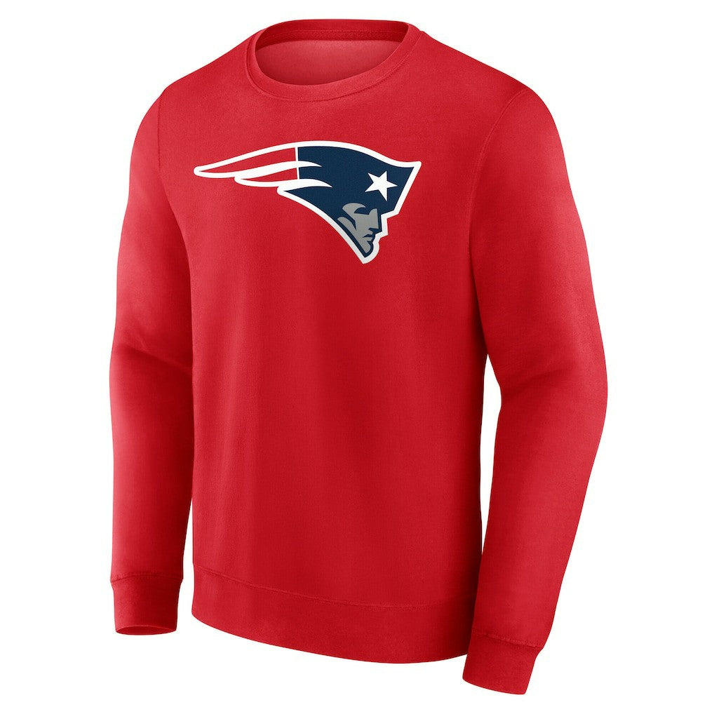 New England Patriots Team Authentic Personalized Name & Number Sweatshirt - Red cheap