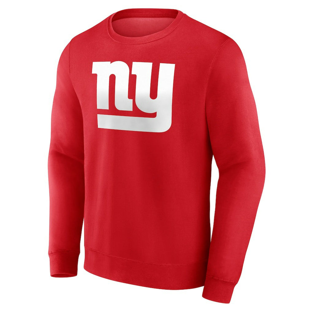 New York Giants Team Authentic Personalized Name & Number Sweatshirt - Red outlet