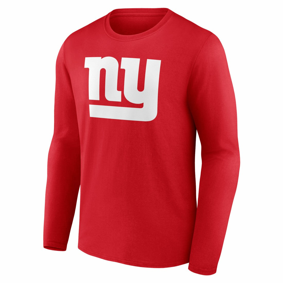 New York Giants Team Authentic Personalized Name & Number Long Sleeve T-Shirt - Red outlet