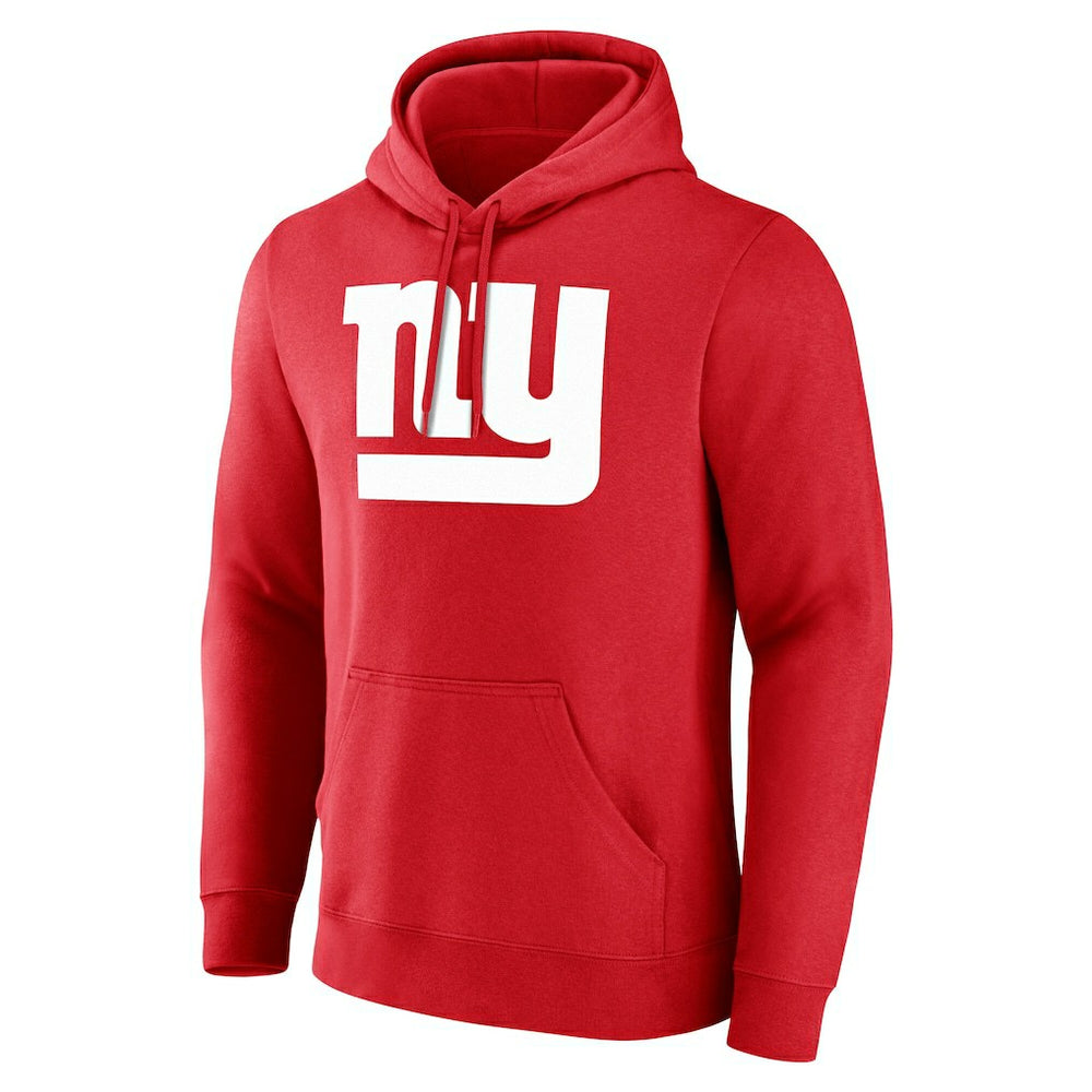 New York Giants Team Authentic Personalized Name & Number Hoodie - Red sale