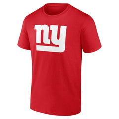 New York Giants Team Authentic Personalized Name & Number T-Shirt - Red on sale