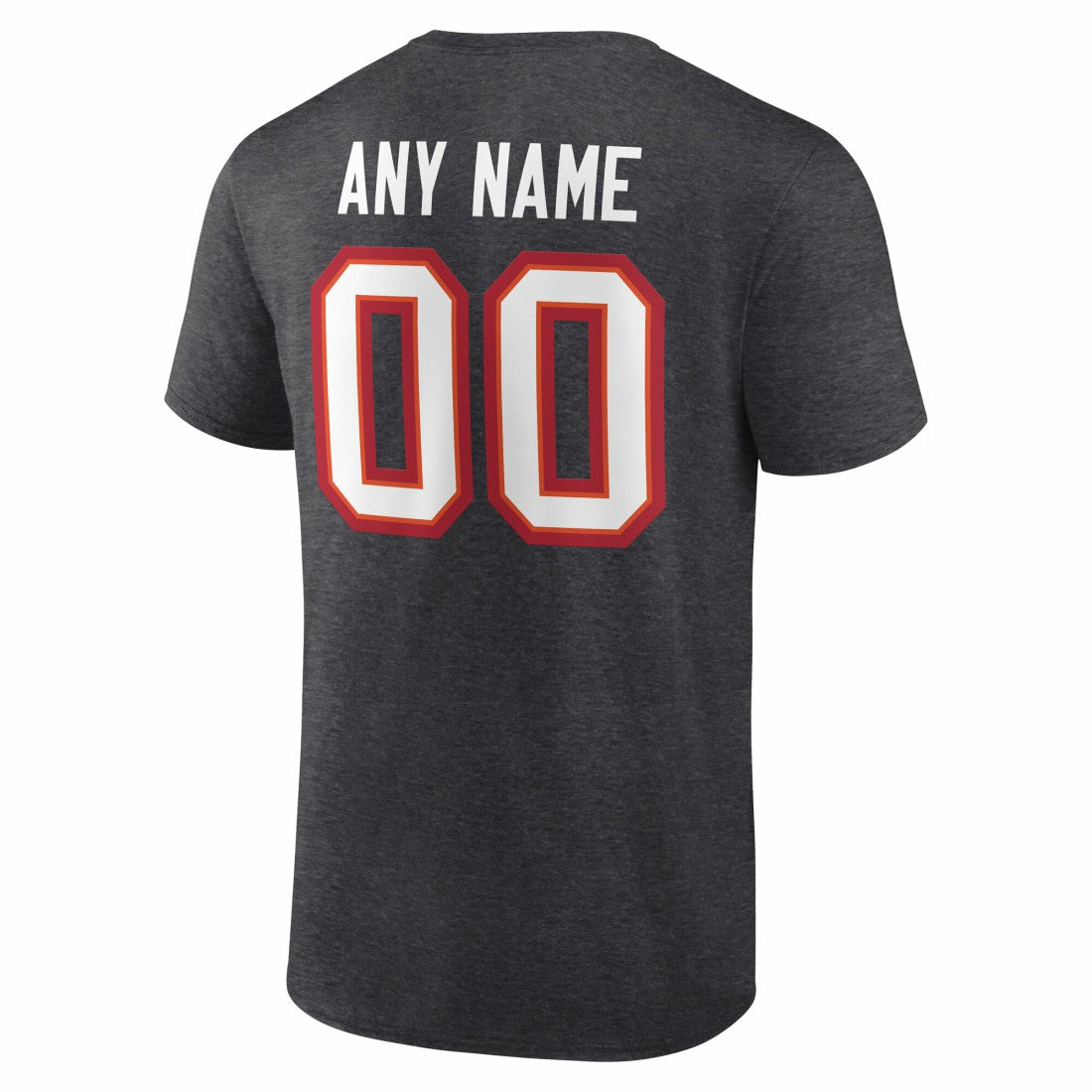 Tampa Bay Buccaneers Team Authentic Personalized Name & Number T-Shirt - Charcoal online