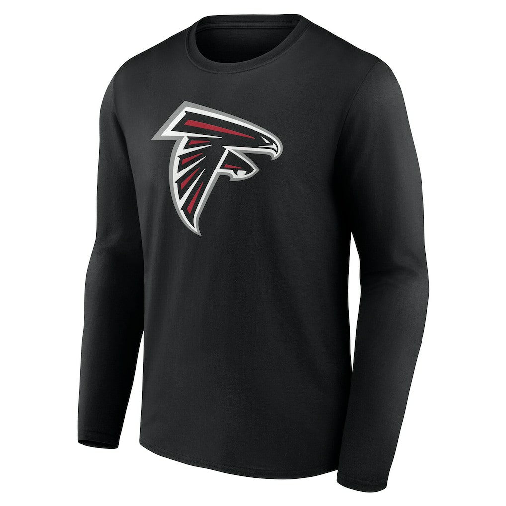 Atlanta Falcons Team Authentic Personalized Name & Number Long Sleeve T-Shirt - Black on sale