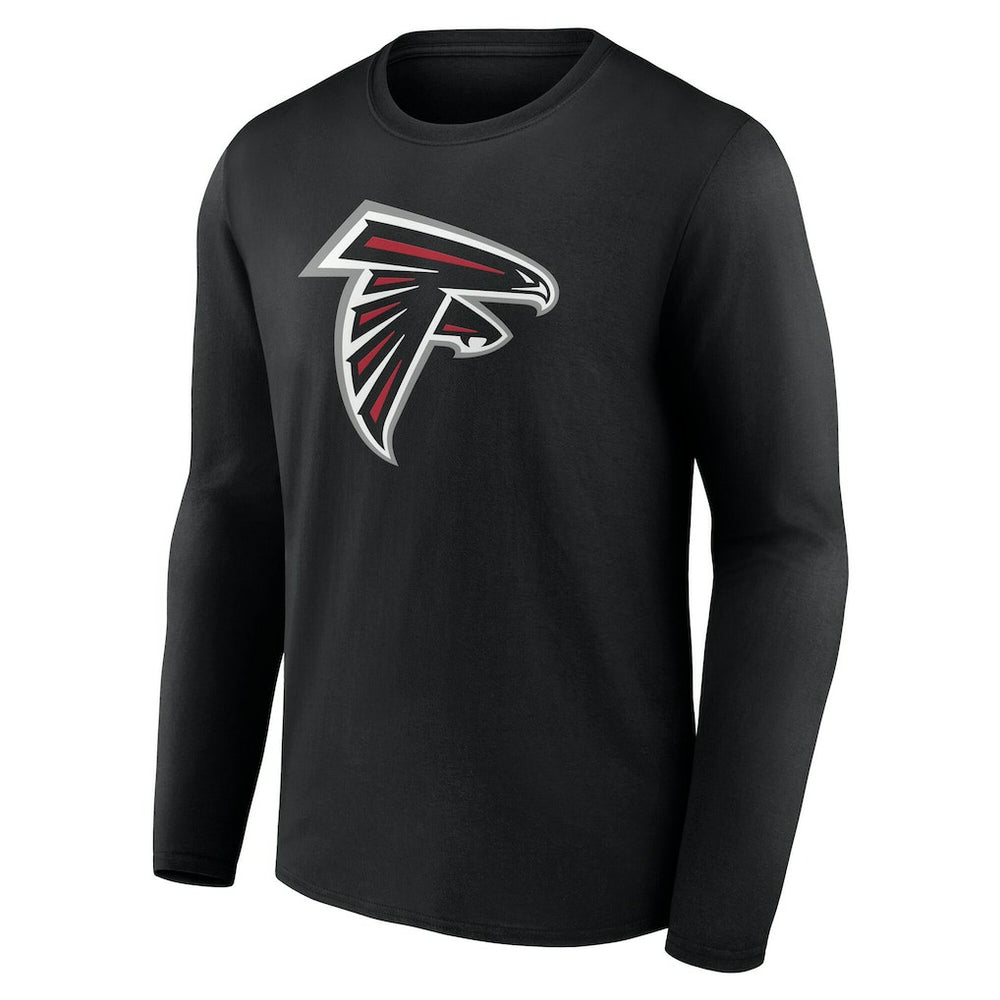 Atlanta Falcons Team Authentic Personalized Name & Number Long Sleeve T-Shirt - Black on sale