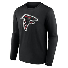 Atlanta Falcons Team Authentic Personalized Name & Number Long Sleeve T-Shirt - Black on sale