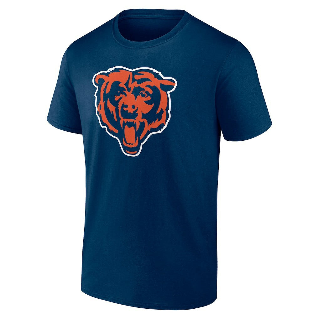 Chicago Bears Team Authentic Personalized Name & Number T-Shirt - Navy cheap