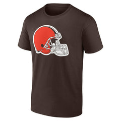 Cleveland Browns Team Authentic Personalized Name & Number T-Shirt - Brown for sale