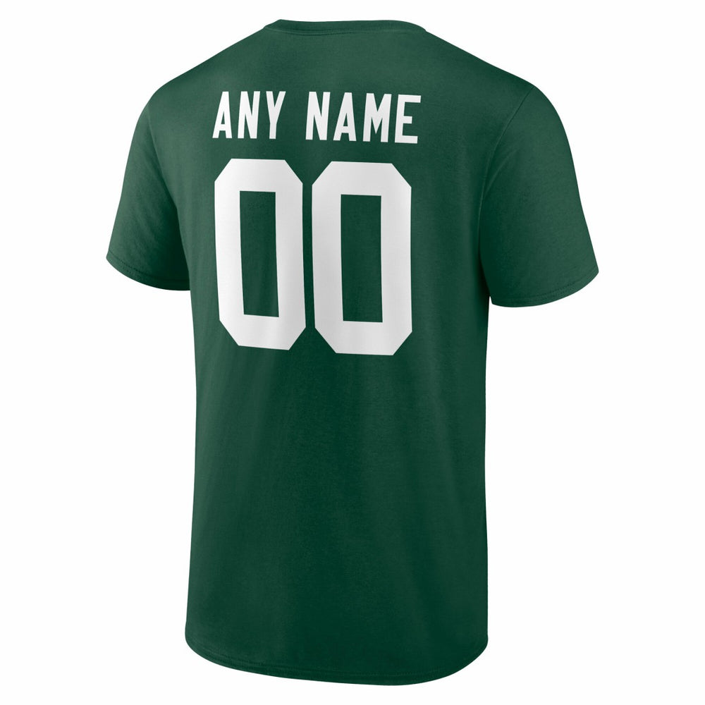 Green Bay Packers Team Authentic Personalized Name & Number T-Shirt - Green outlet