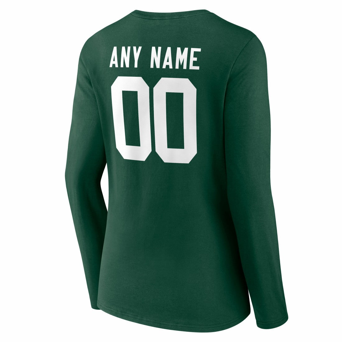 Green Bay Packers Women's Team Authentic Personalized Name & Number Long Sleeve V-Neck T-Shirt - Green online