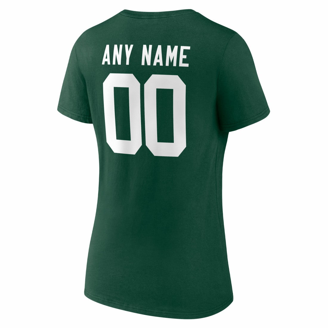 Green Bay Packers Women's Team Authentic Personalized Name & Number V-Neck T-Shirt - Green for sale